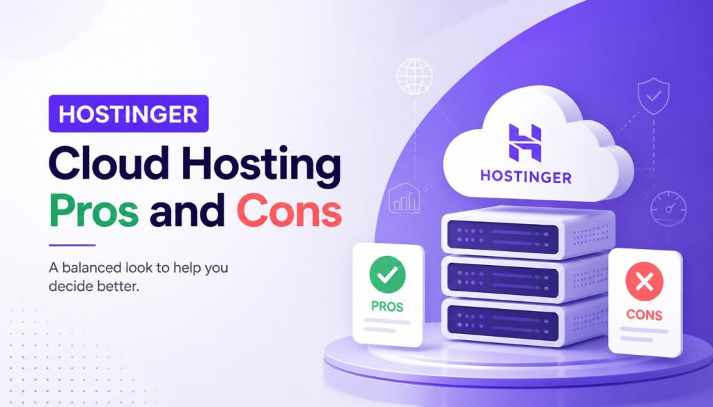 Hostinger cloud hosting advantages and disadvantages.